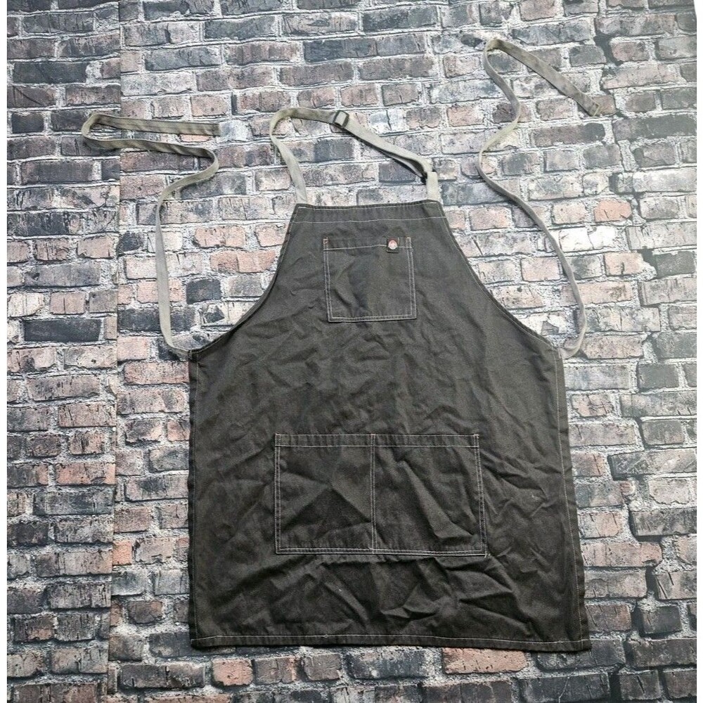Wendy's Employee Gray Work Apron OS Barco Uniforms
